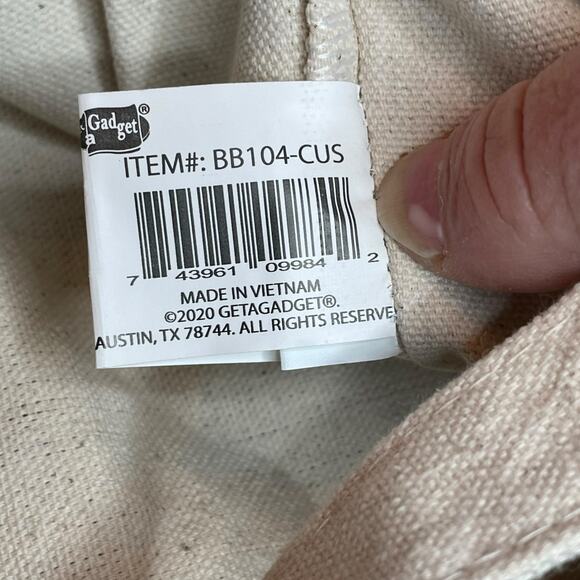 Cool as a Moose Portland Maine Canvas Tote Bag Shopping Grocery Reusable Peace - Picture 10 of 11